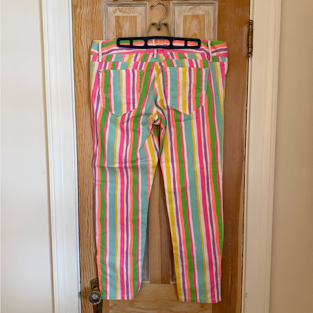 Lilly Pulitzer Worth Skinny Mini Zip Size 12 - Picture 3 of 5